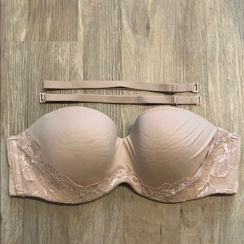 Victoria’s Secret Nude Strapless Bra